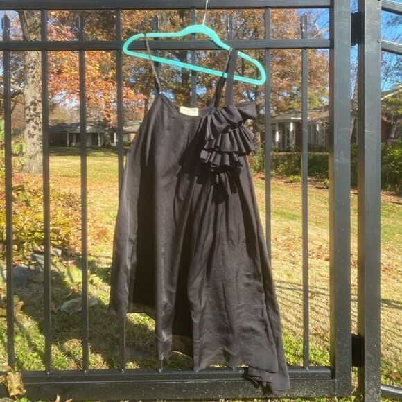 Elizabeth and James One Shoulder Ruffle Swing Dress NWT - Picture 1 of 10